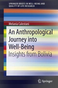 Couverture de l’ouvrage An Anthropological Journey into Well-Being