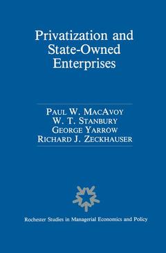 Couverture de l’ouvrage Privatization and State-Owned Enterprises