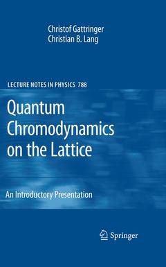 Couverture de l’ouvrage Quantum Chromodynamics on the Lattice
