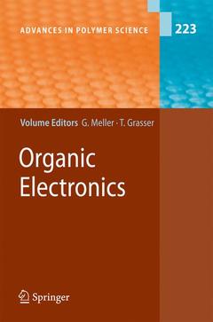 Couverture de l’ouvrage Organic Electronics