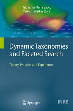 Couverture de l’ouvrage Dynamic Taxonomies and Faceted Search