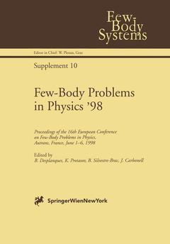 Couverture de l’ouvrage Few-Body Problems in Physics '98