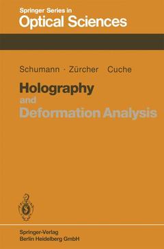 Couverture de l’ouvrage Holography and Deformation Analysis