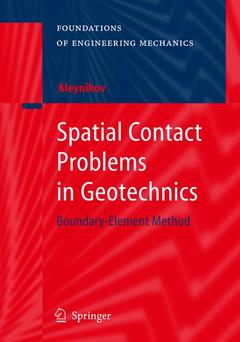 Couverture de l’ouvrage Spatial Contact Problems in Geotechnics