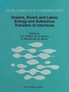 Couverture de l’ouvrage Oceans, Rivers and Lakes: Energy and Substance Transfers at Interfaces