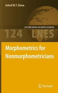 Couverture de l’ouvrage Morphometrics for Nonmorphometricians