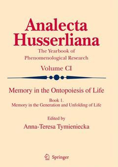 Cover of the book Memory in the Ontopoiesis of Life