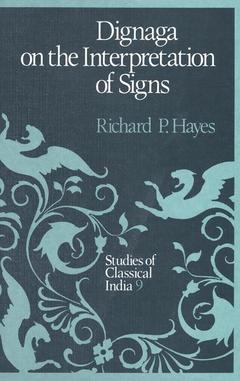 Couverture de l’ouvrage Dignaga on the Interpretation of Signs