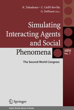 Cover of the book Simulating Interacting Agents and Social Phenomena