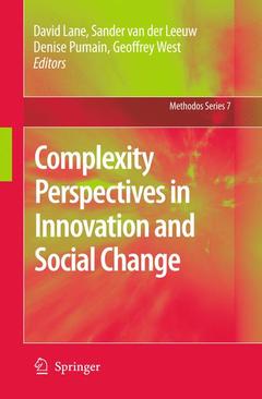 Couverture de l’ouvrage Complexity Perspectives in Innovation and Social Change