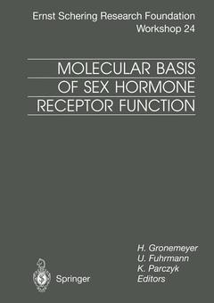Couverture de l’ouvrage Molecular Basis of Sex Hormone Receptor Function