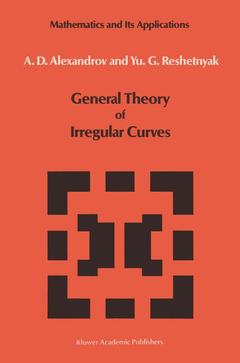 Couverture de l’ouvrage General Theory of Irregular Curves