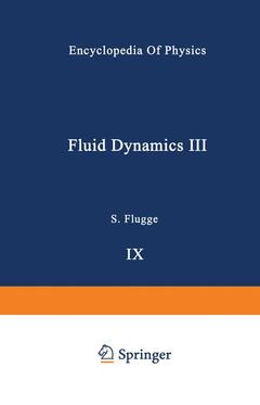 Couverture de l’ouvrage Fluid Dynamics / Strömungsmechanik