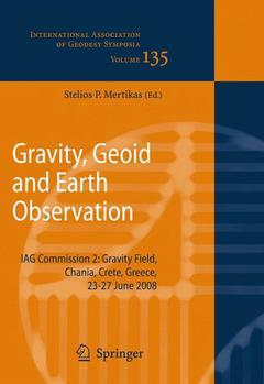 Couverture de l’ouvrage Gravity, Geoid and Earth Observation
