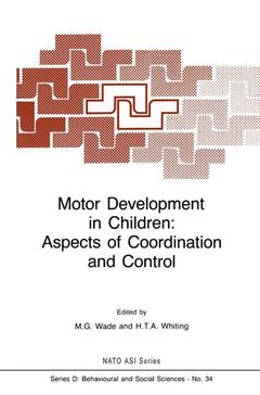 Cover of the book Motor Development in Children: Aspects of Coordination and Control