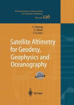 Couverture de l’ouvrage Satellite Altimetry for Geodesy, Geophysics and Oceanography