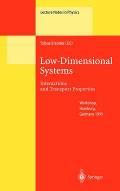 Couverture de l’ouvrage Low-Dimensional Systems