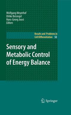 Couverture de l’ouvrage Sensory and Metabolic Control of Energy Balance