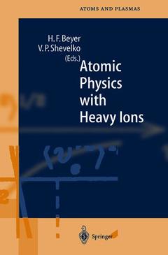 Couverture de l’ouvrage Atomic Physics with Heavy Ions