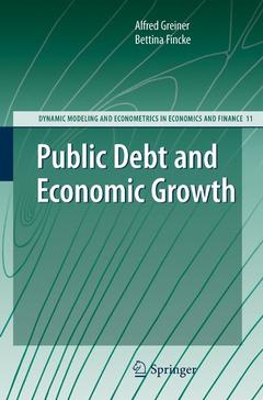 Couverture de l’ouvrage Public Debt and Economic Growth