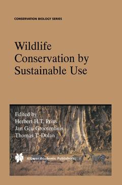 Couverture de l’ouvrage Wildlife Conservation by Sustainable Use