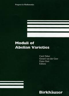 Couverture de l’ouvrage Moduli of Abelian Varieties