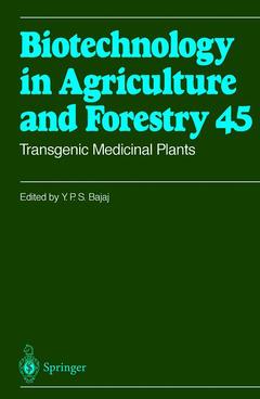 Couverture de l’ouvrage Transgenic Medicinal Plants