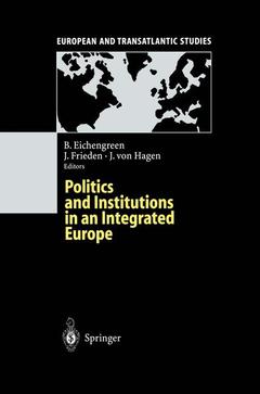 Couverture de l’ouvrage Politics and Institutions in an Integrated Europe