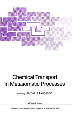 Couverture de l’ouvrage Chemical Transport in Metasomatic Processes