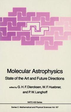 Couverture de l’ouvrage Molecular Astrophysics