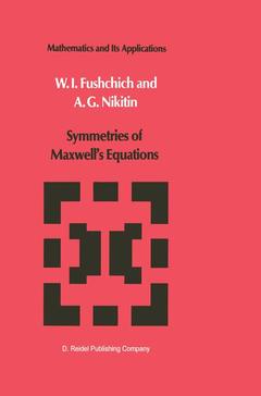 Couverture de l’ouvrage Symmetries of Maxwell's Equations