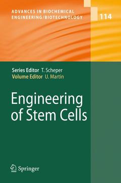 Couverture de l’ouvrage Engineering of Stem Cells