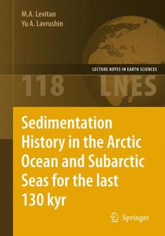 Couverture de l’ouvrage Sedimentation History in the Arctic Ocean and Subarctic Seas for the Last 130 kyr