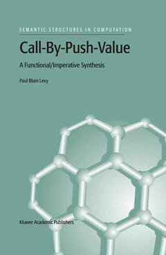 Couverture de l’ouvrage Call-By-Push-Value