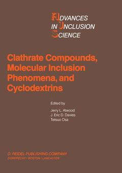 Cover of the book Clathrate Compounds, Molecular Inclusion Phenomena, and Cyclodextrins