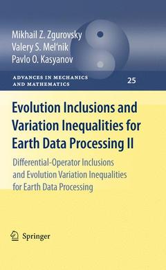 Cover of the book Evolution Inclusions and Variation Inequalities for Earth Data Processing II