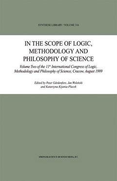Couverture de l’ouvrage In the Scope of Logic, Methodology and Philosophy of Science