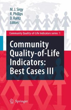Couverture de l’ouvrage Community Quality-of-Life Indicators: Best Cases III