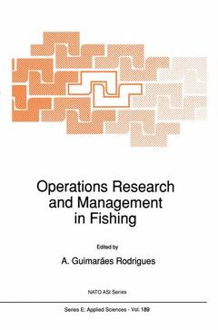 Couverture de l’ouvrage Operations Research and Management in Fishing