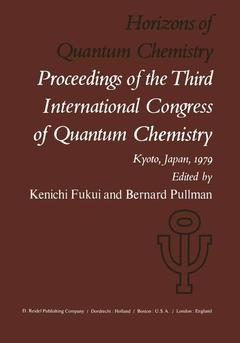 Couverture de l’ouvrage Horizons of Quantum Chemistry