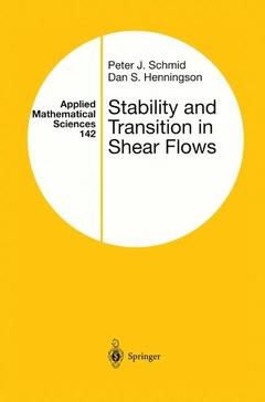 Cover of the book Stability and Transition in Shear Flows