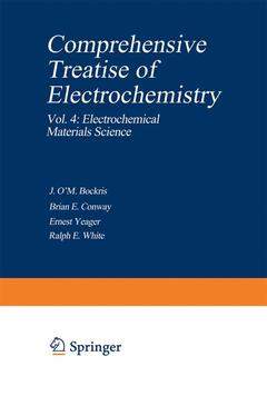 Couverture de l’ouvrage Electrochemical Materials Science