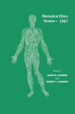 Cover of the book Biomedical Ethics Reviews · 1987