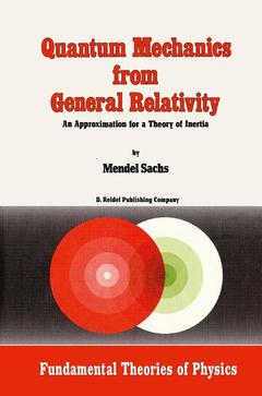 Couverture de l’ouvrage Quantum Mechanics from General Relativity