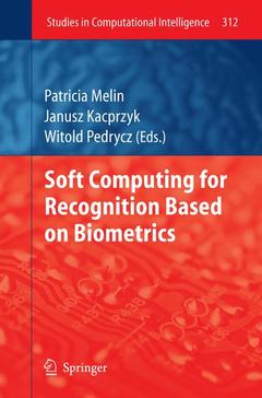 Couverture de l’ouvrage Soft Computing for Recognition based on Biometrics