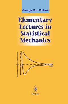 Couverture de l’ouvrage Elementary Lectures in Statistical Mechanics