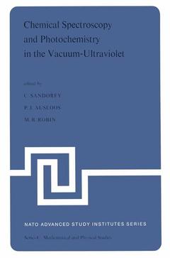 Couverture de l’ouvrage Chemical Spectroscopy and Photochemistry in the Vacuum-Ultraviolet