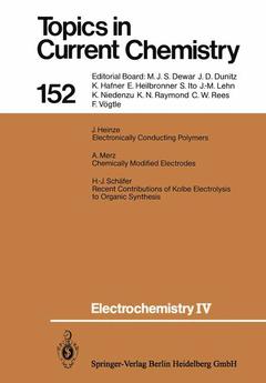 Couverture de l’ouvrage Electrochemistry IV