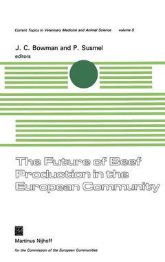 Couverture de l’ouvrage The Future of Beef Production in the European Community