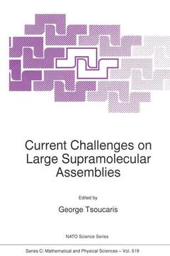 Couverture de l’ouvrage Current Challenges on Large Supramolecular Assemblies
